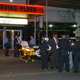 Police gather outside Irving Plaza in New York City on May 25, 2016, after a fatal shooting at a T.I. concert.
Xinhua/David Torres via Getty Images